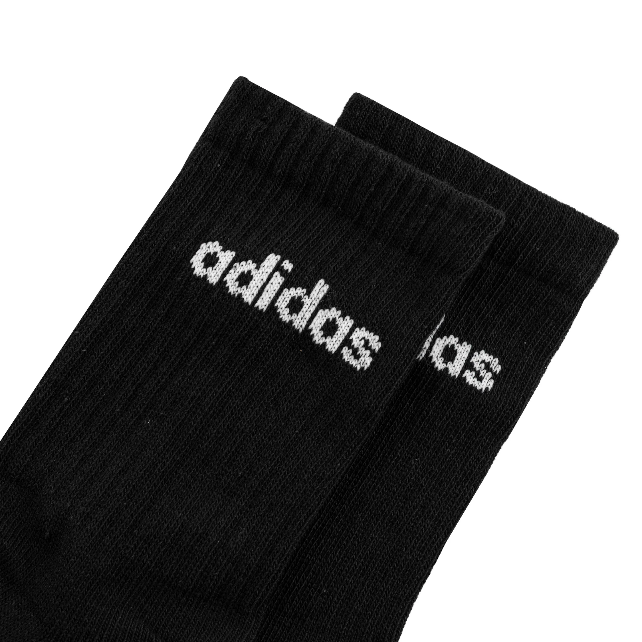 Adidas Cushioned Linear Crew Socks 6 Pack - Image 2