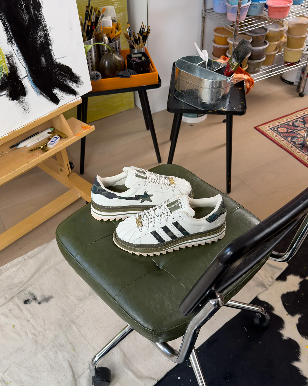 Adidas x Clot by Edison Chen x BAPE Superstar DS - Image 4
