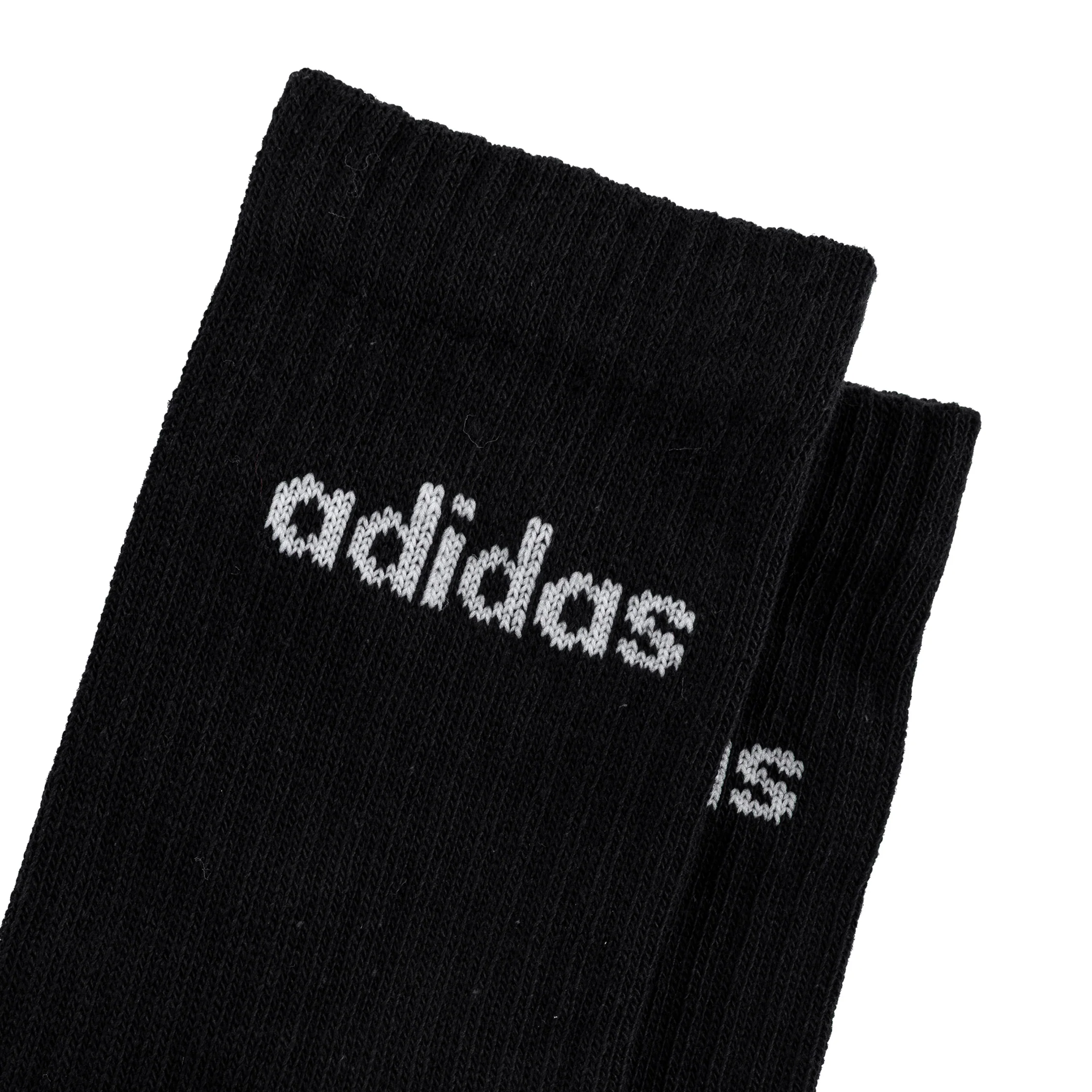 Adidas	Linear Crew Cushioned Socks 3 Pairs - Image 2