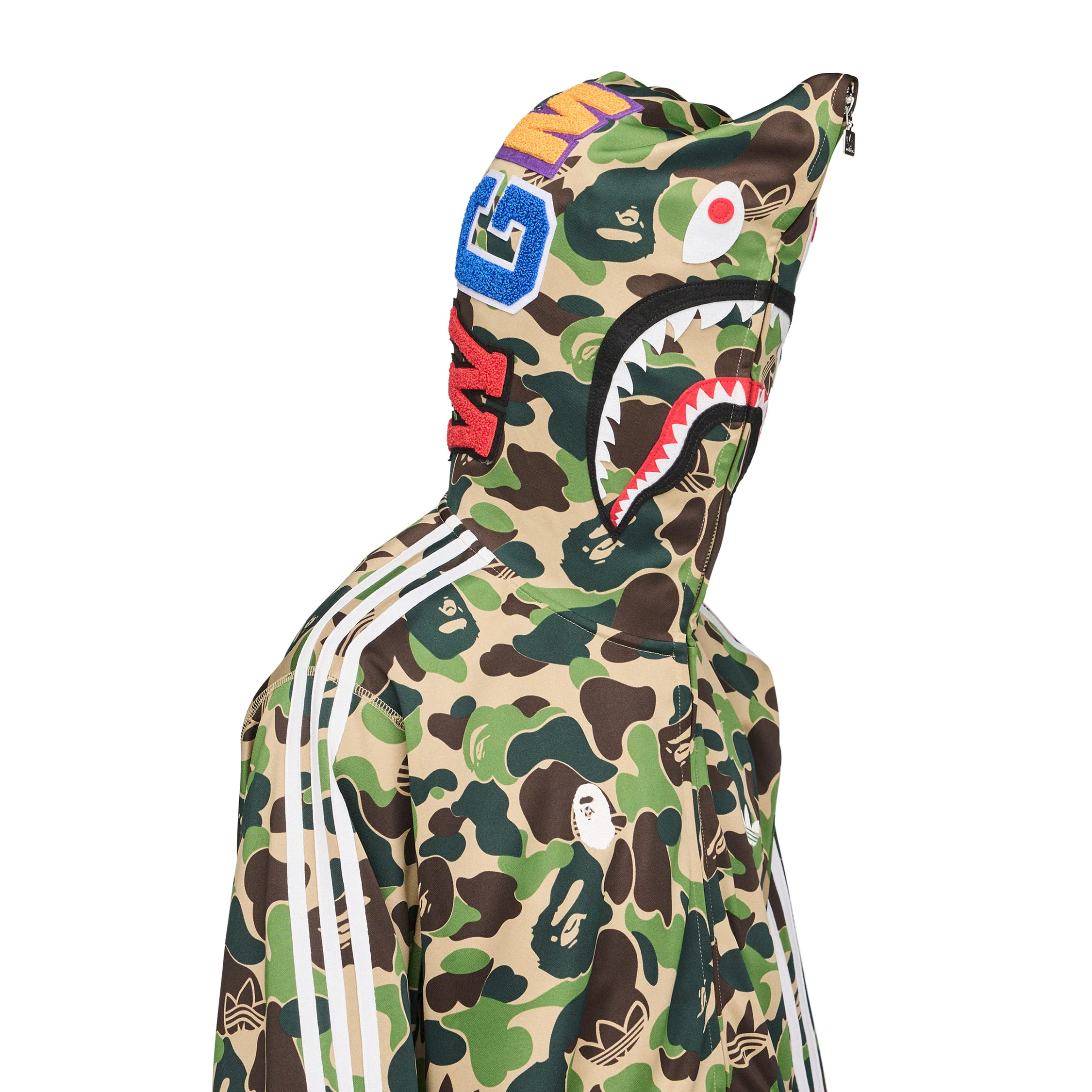 Adidas	x Bape Shark Track Hoodie - Image 4