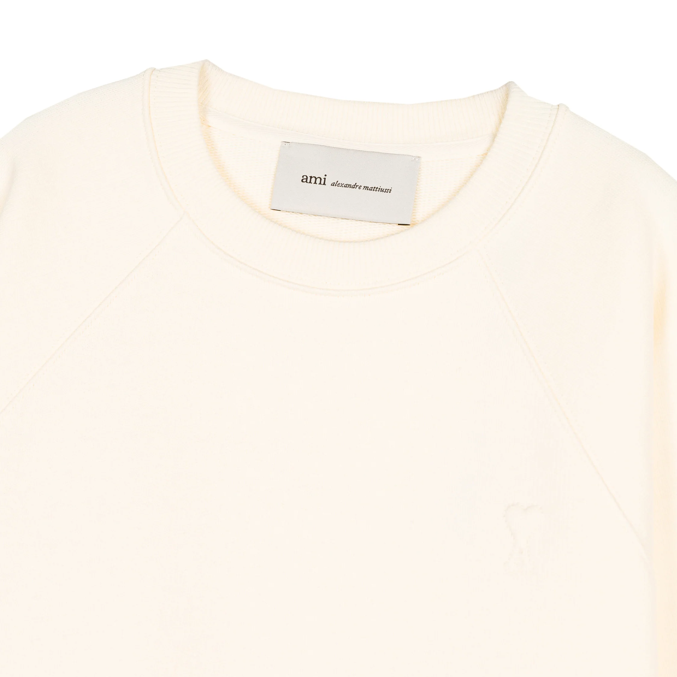 AMI Paris	Embossed Ami De  Coeur Sweatshirt - Image 2