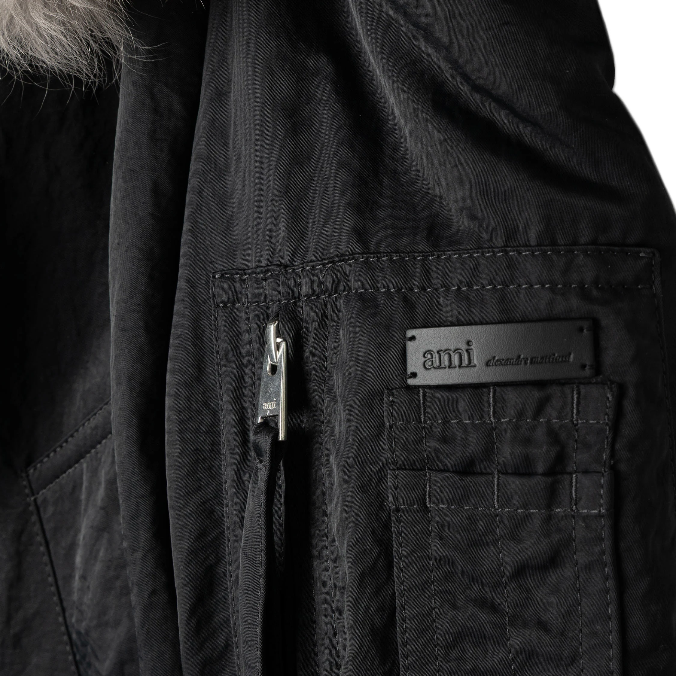 AMI Paris Padded Bomber Jacket - Image 5