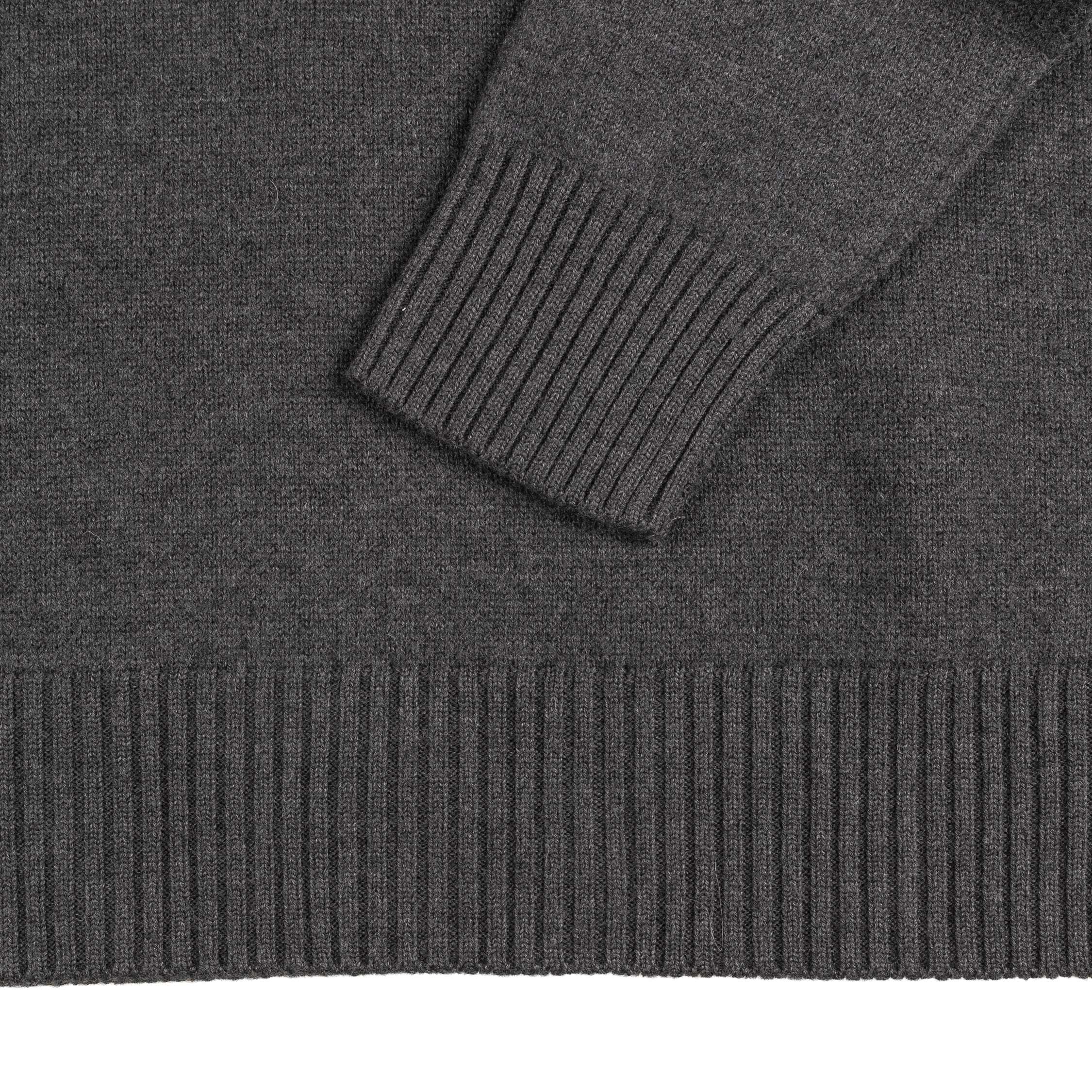 AMI Paris	Ami De Coeur Funnel Neck Wool Sweater - Image 4