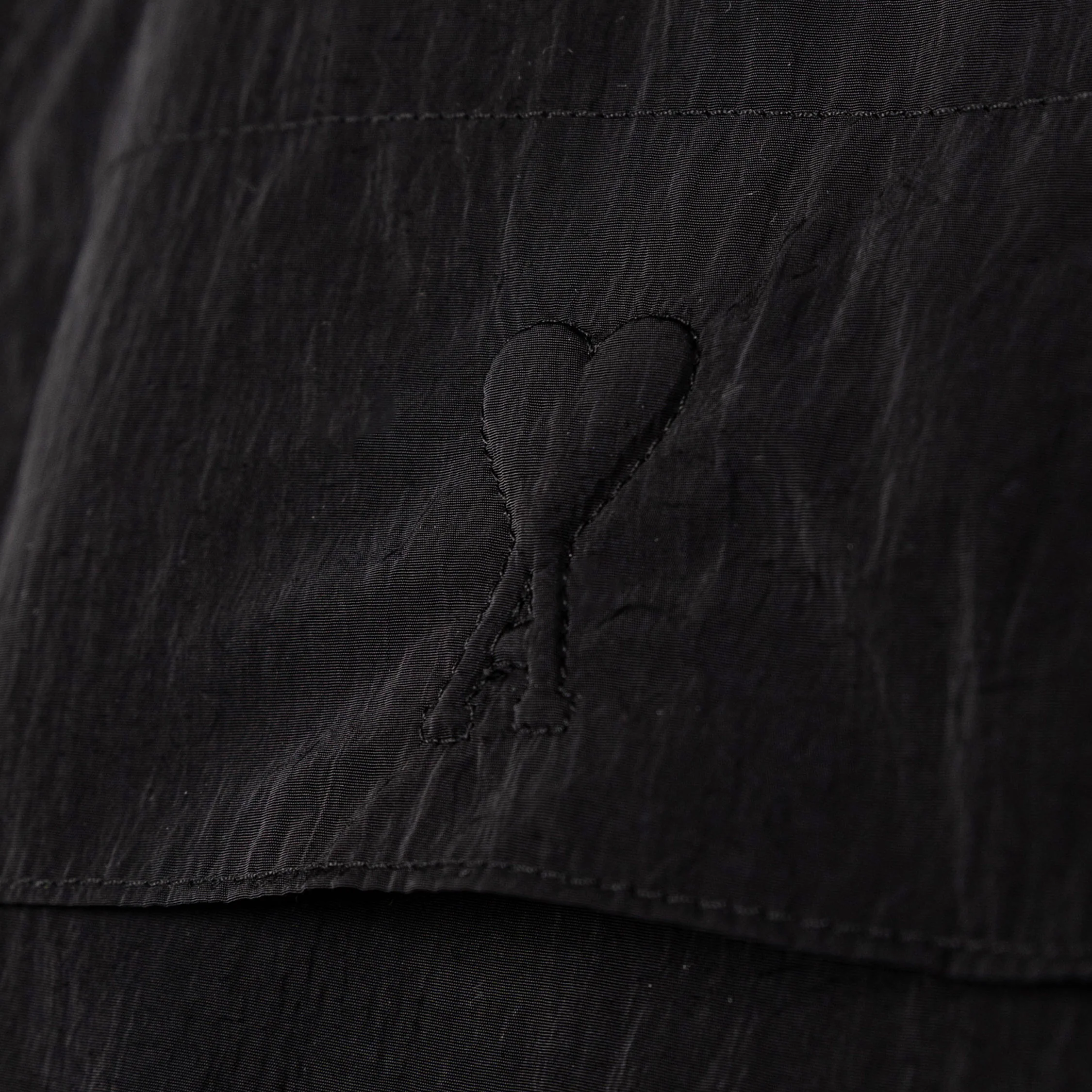 AMI Paris	Embossed Ami De Coeur Windbreaker - Image 6