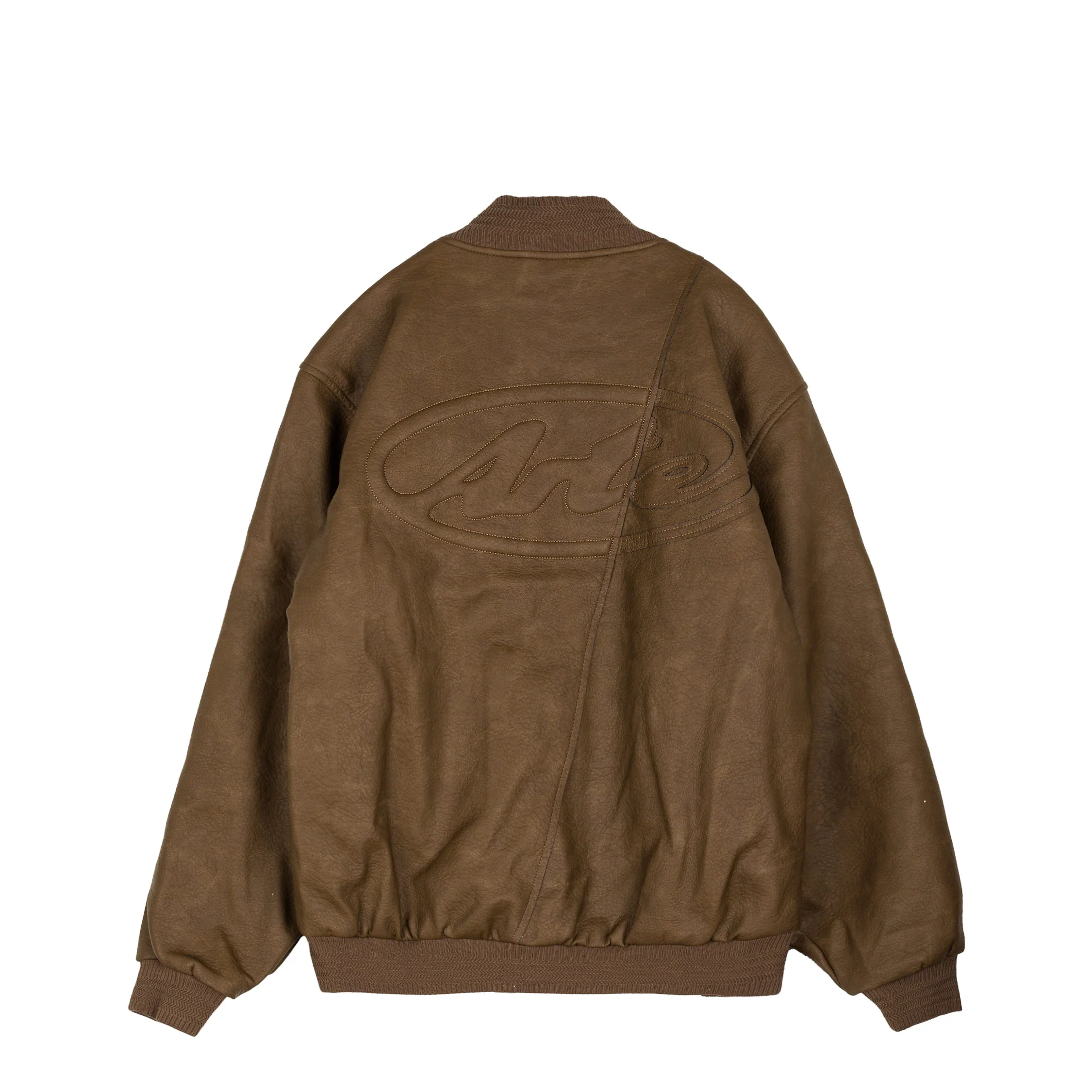 Arte Antwerp Leather Varsity Jacket - Image 2