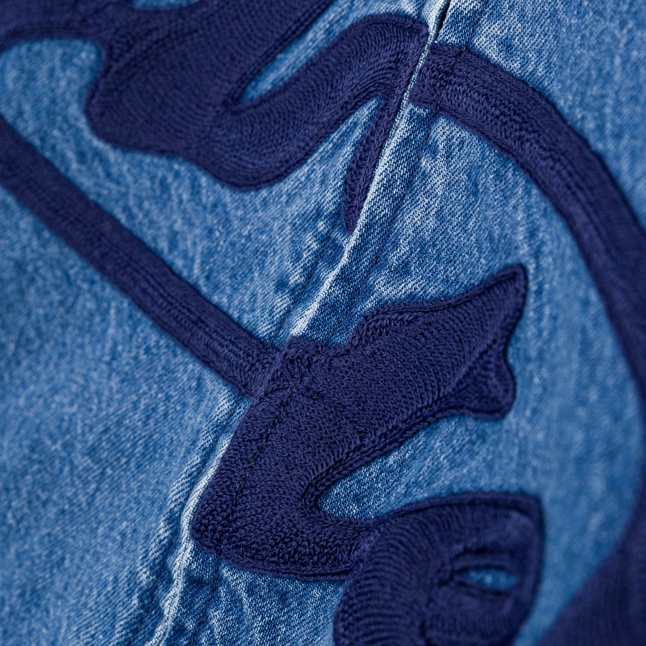 Arte Antwerp Split Logo Denim Hood Jacket - Image 3