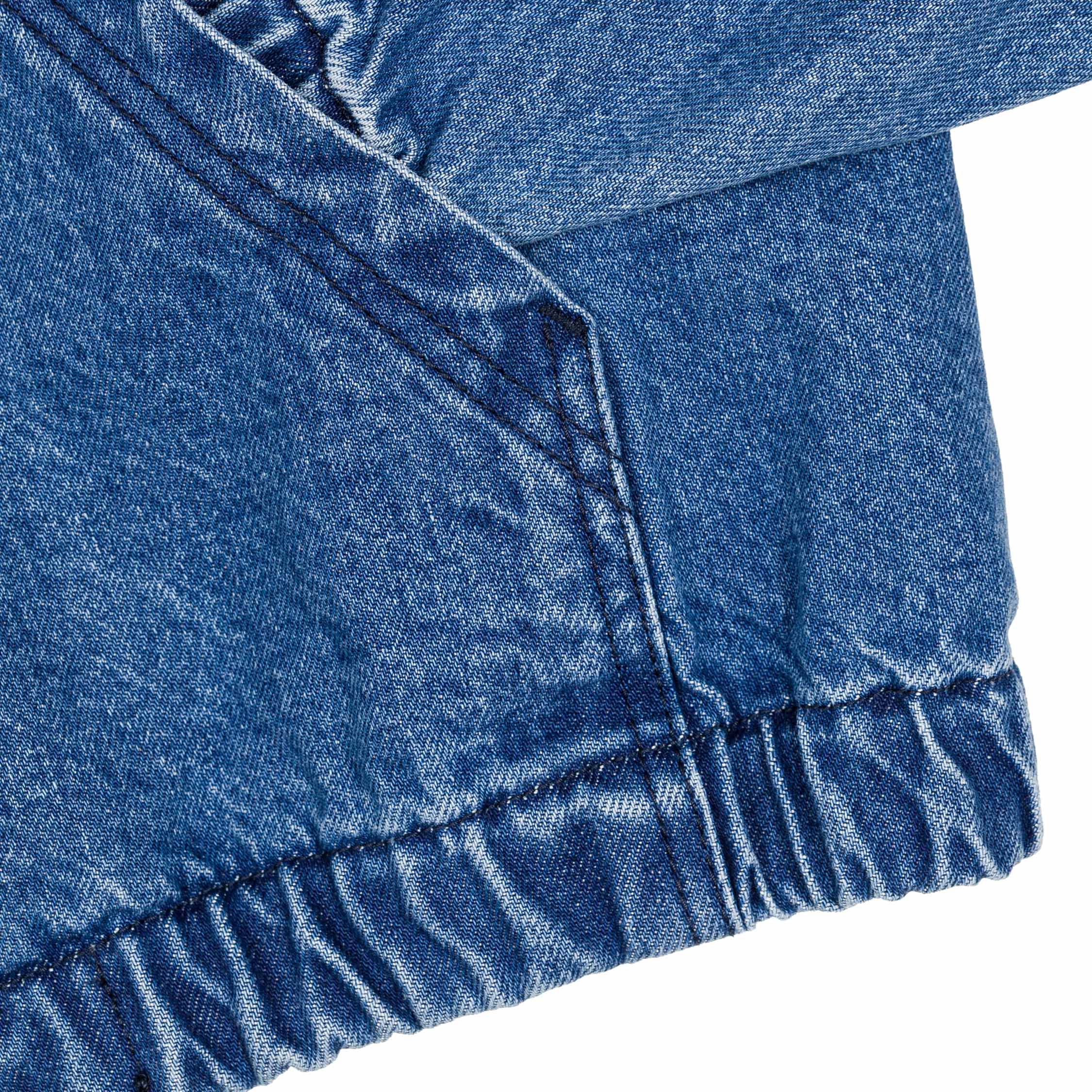 Arte Antwerp Split Logo Denim Hood Jacket - Image 4