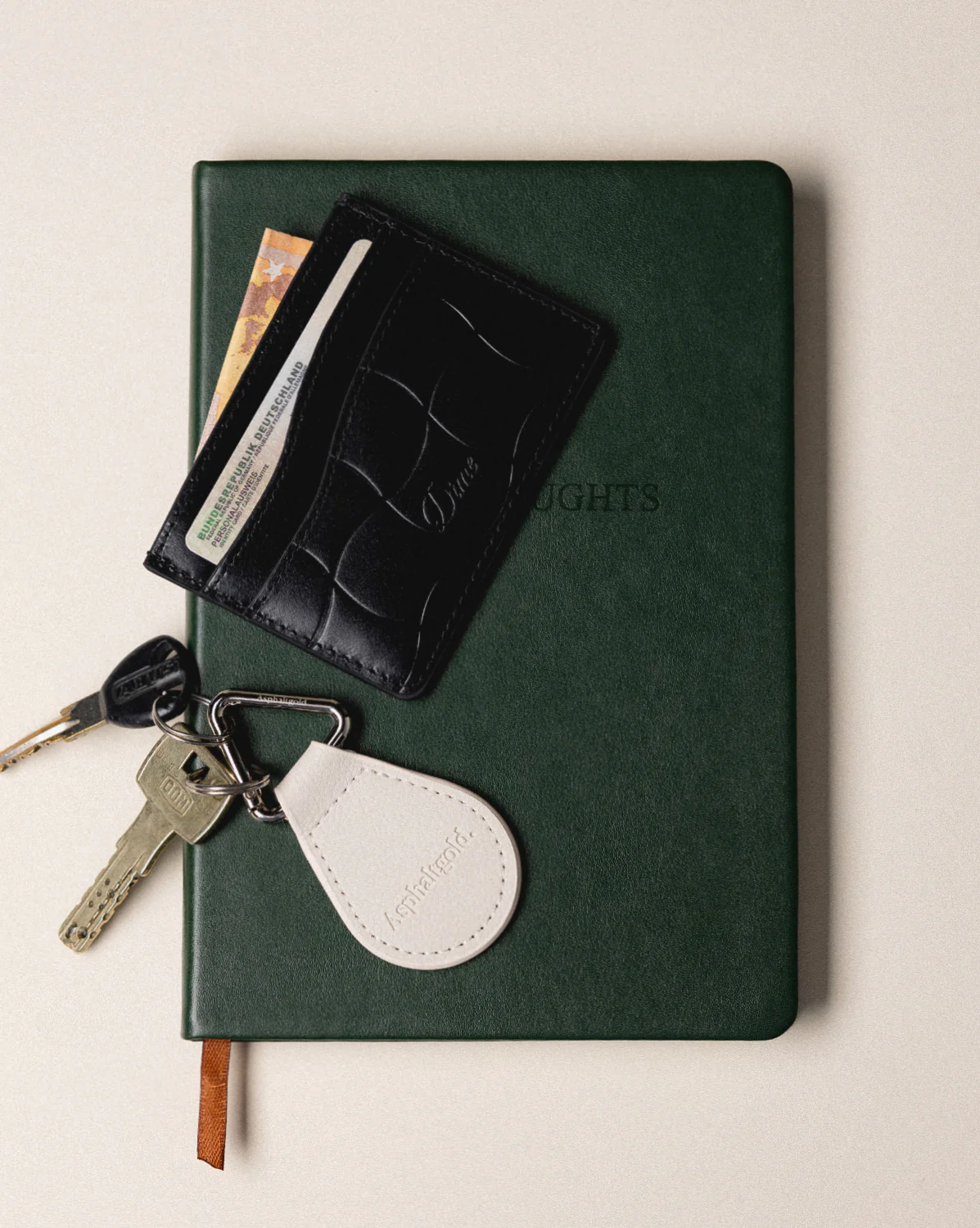 Asphaltgold Leather Keychain - Image 6