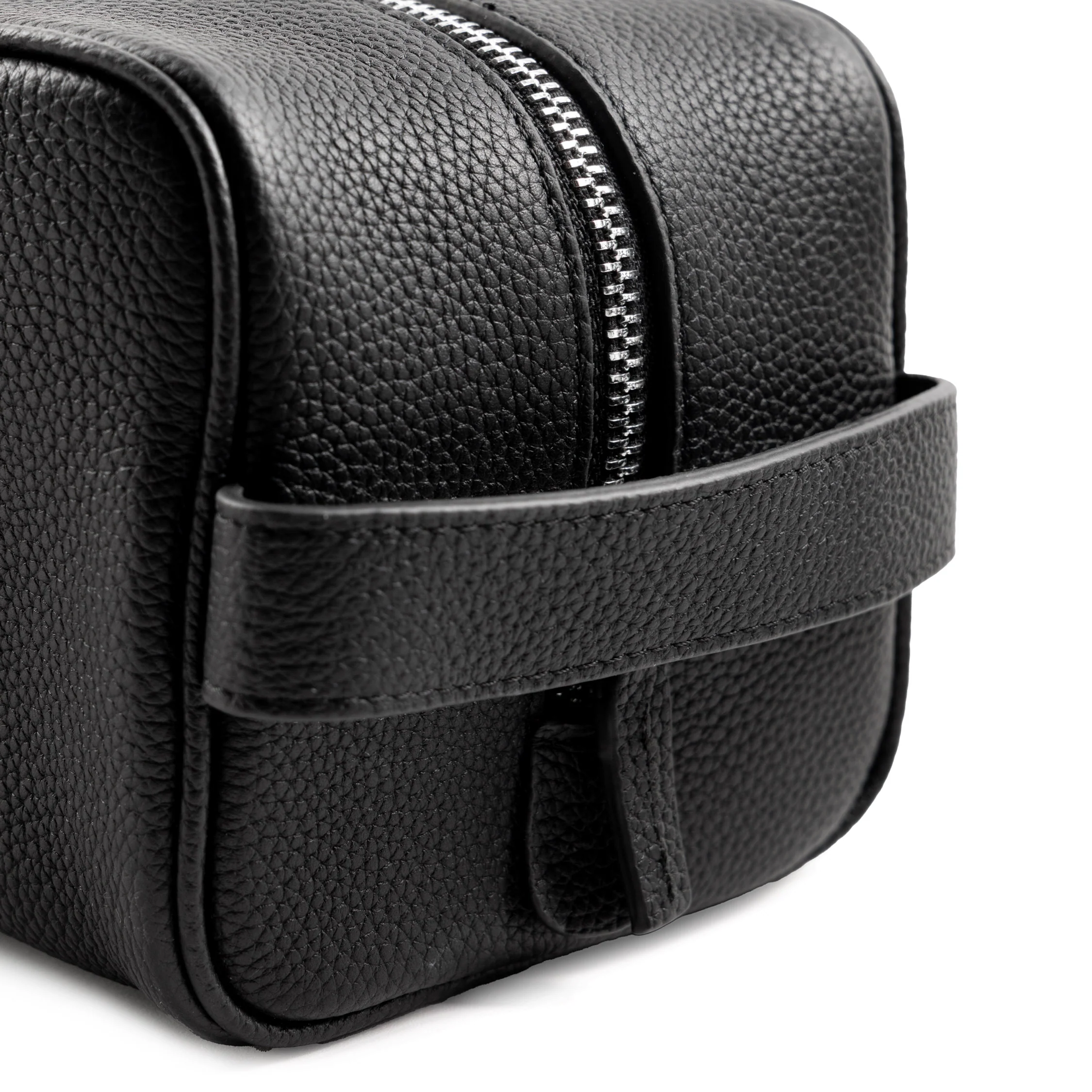 Asphaltgold Leather Toiletry Bag - Image 3