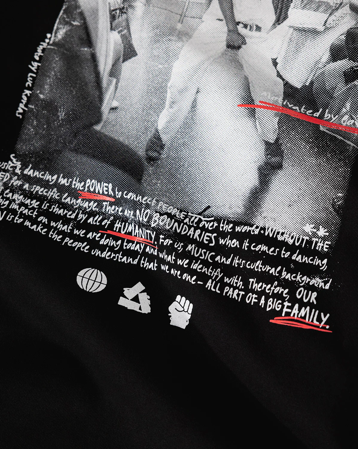 Asphaltgold We all dance the same Earth T-Shirt *united* - Image 6