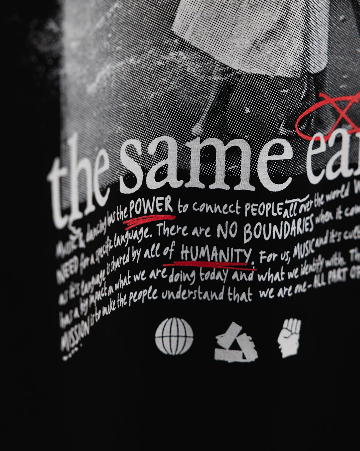 Asphaltgold We all dance the same Earth T-Shirt *united* - Image 7