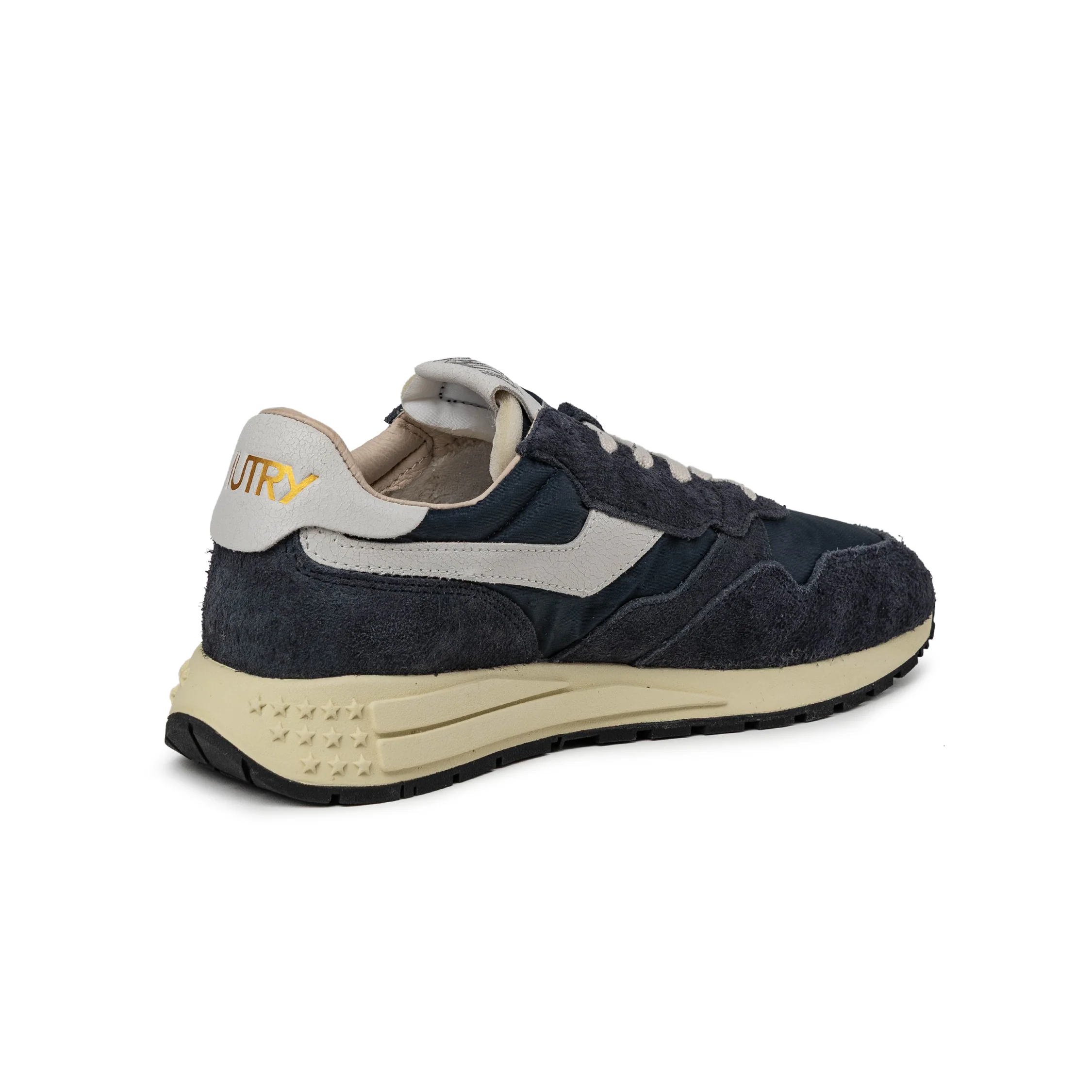 Autry Reelwind Low *Nylon / Cracked Leather* - Image 3