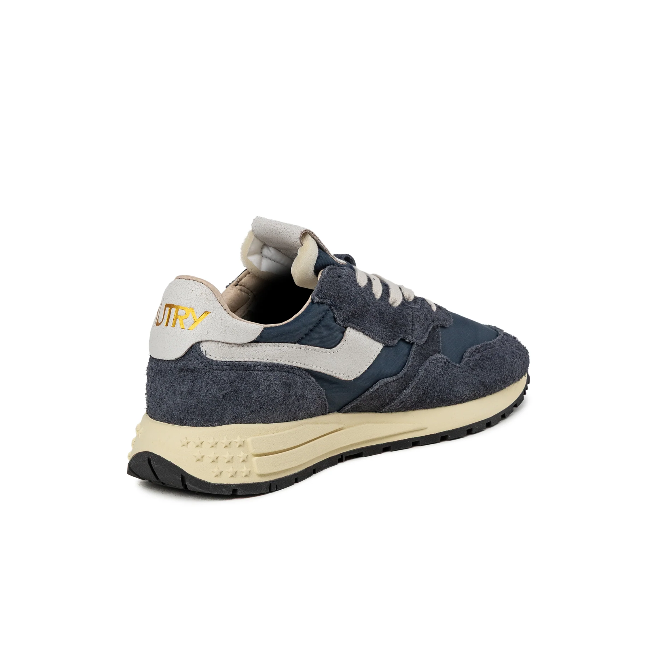 Autry Reelwind Low W *Nylon / Cracked Leather* - Image 3
