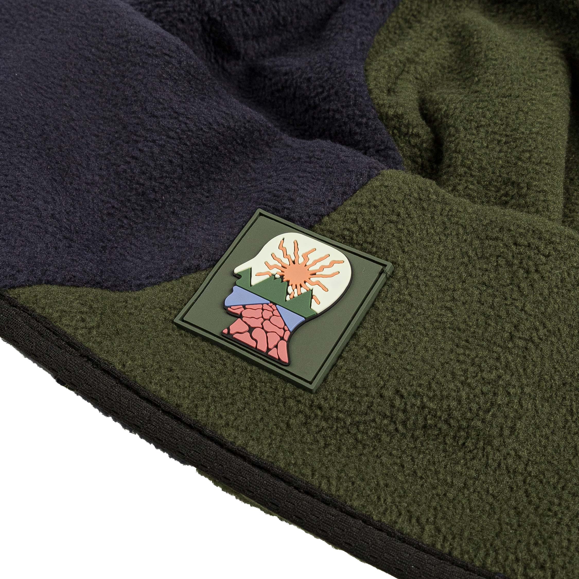 Brain Dead Organic Panel Polar Fleece Beanie - Image 2