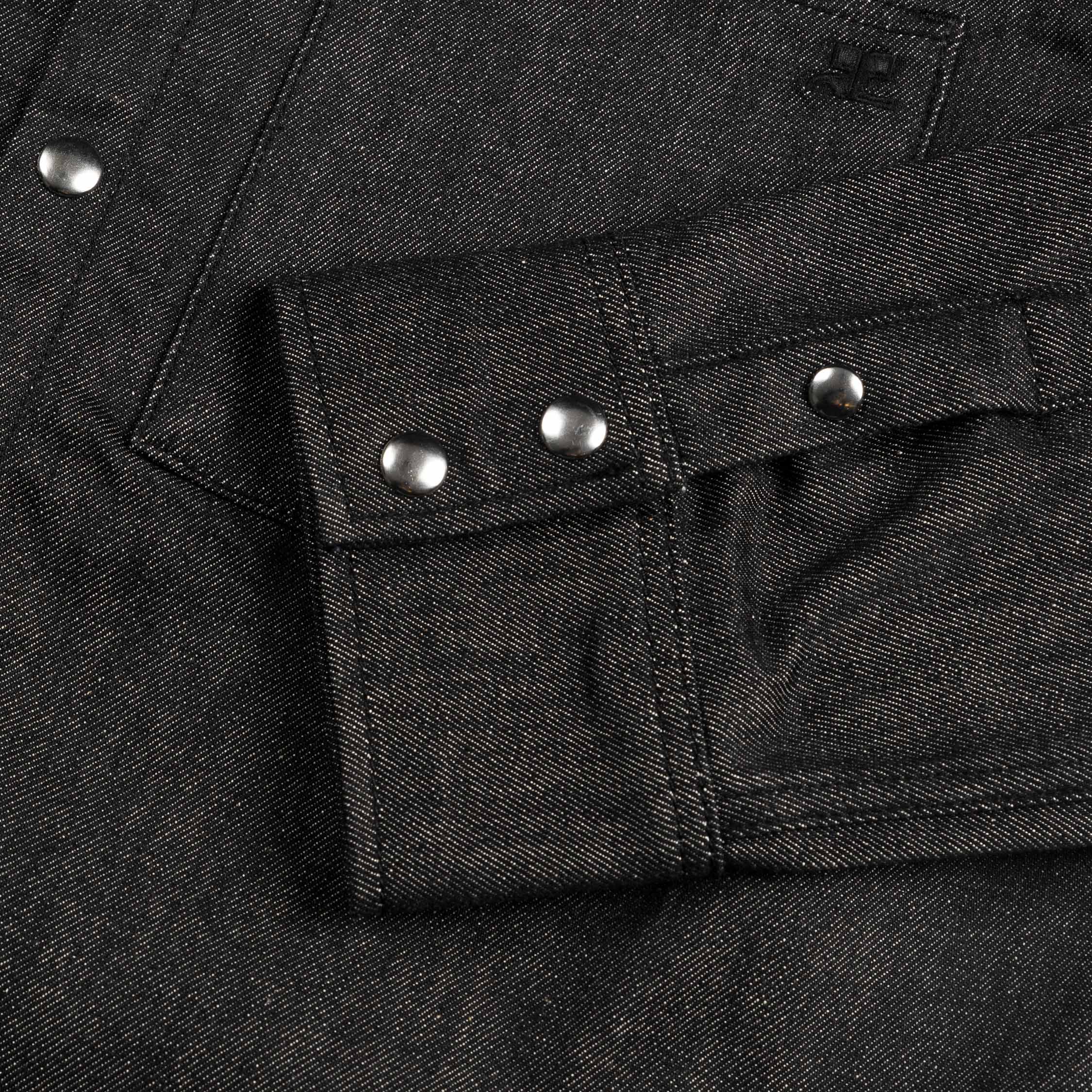Courreges 2-Pocket Denim Overshirt - Image 3