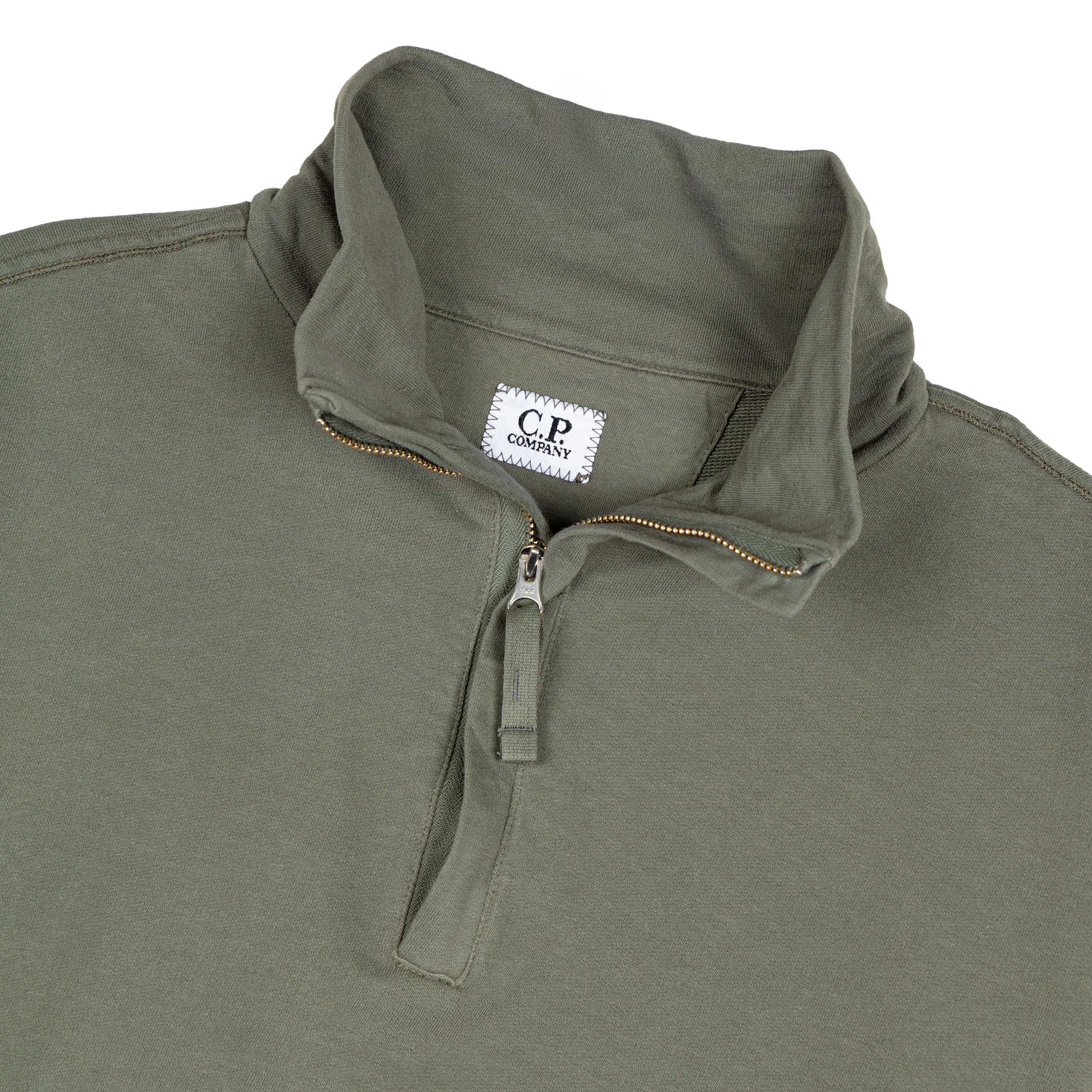 C.P. Company Light Fleece Half Zip Lens Sweatshirt - Image 2