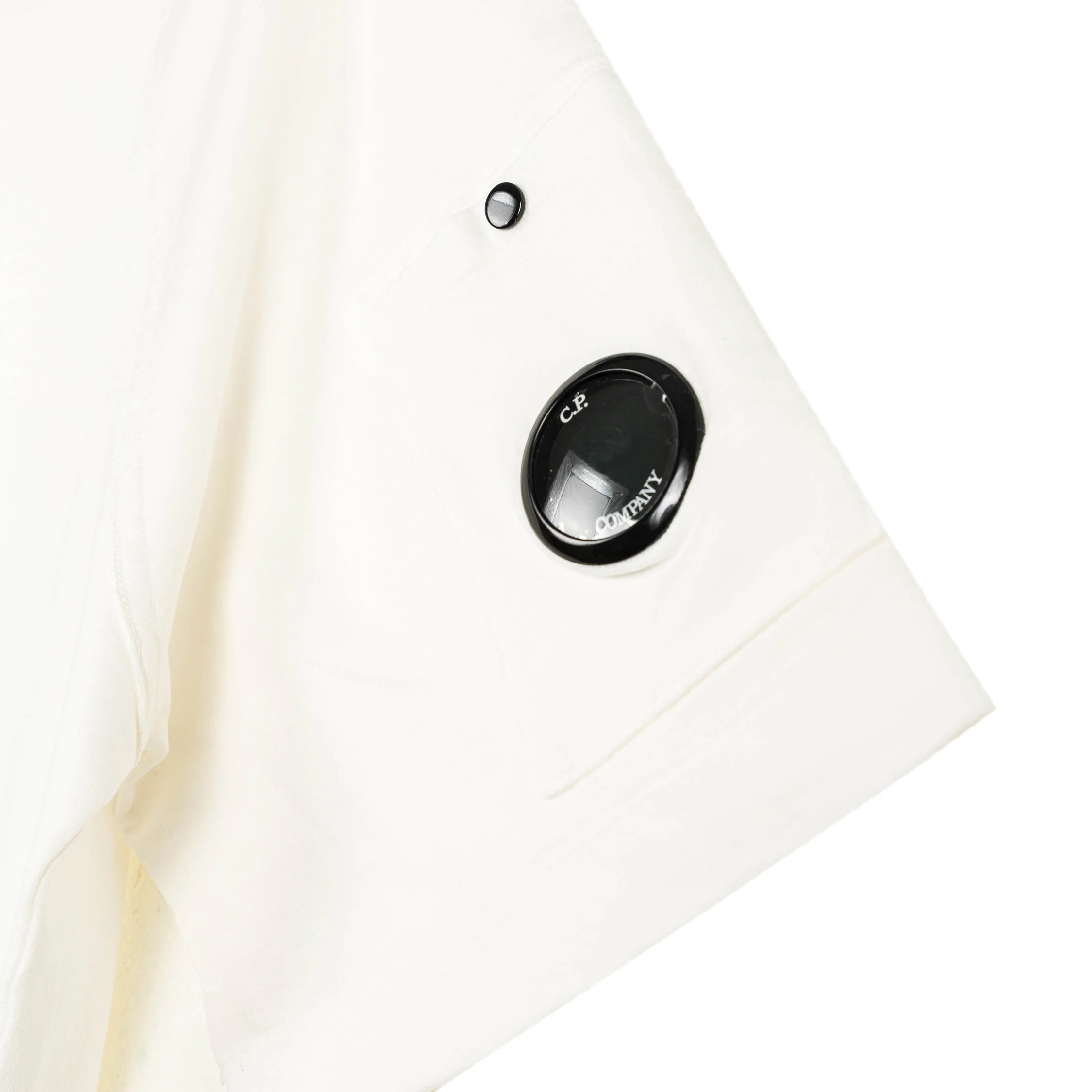 C.P. Company	Light Fleece Short Sleeve Sweatshirt - Image 3