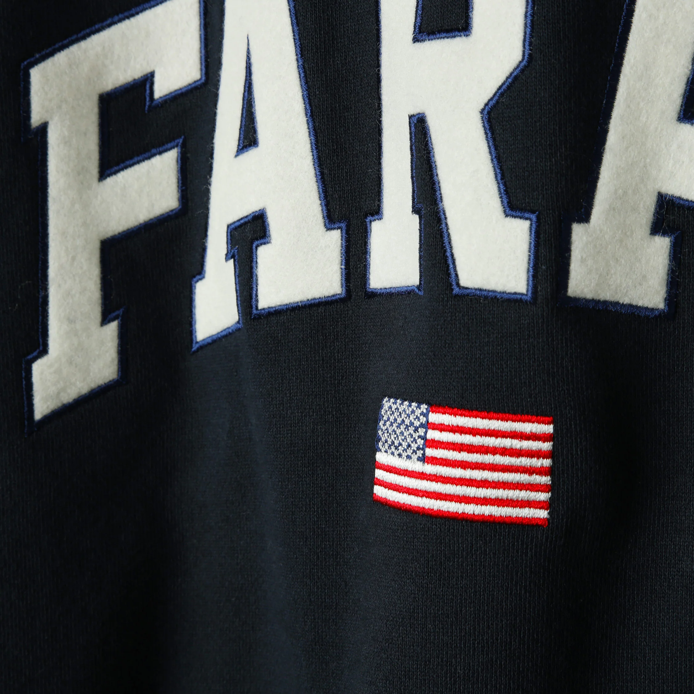 Farah Japan Embroidered Patch Logo Hoodie College Logo - Image 4