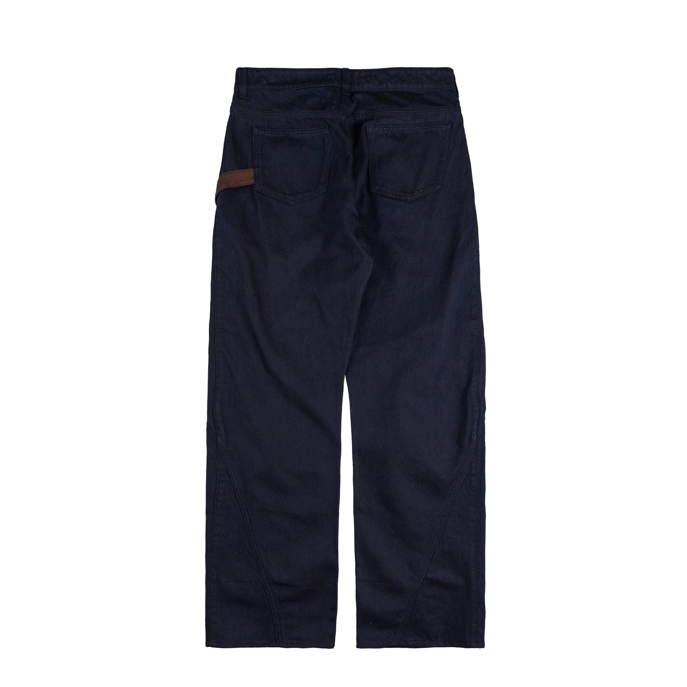 JW Anderson Turn Up Twisted Workwear Jeans - Image 2