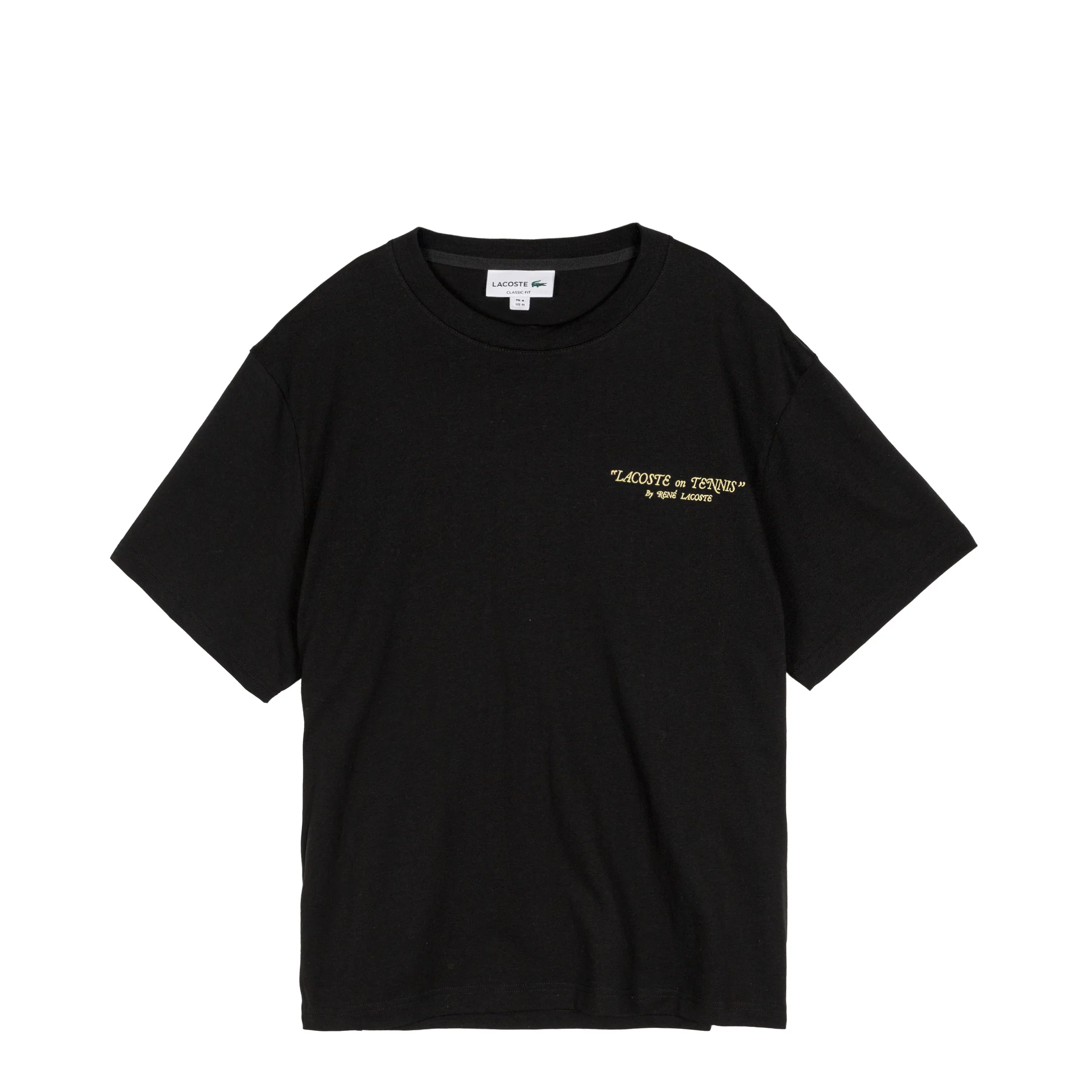 Lacoste	Embroidered Cotton T-Shirt - Image 2