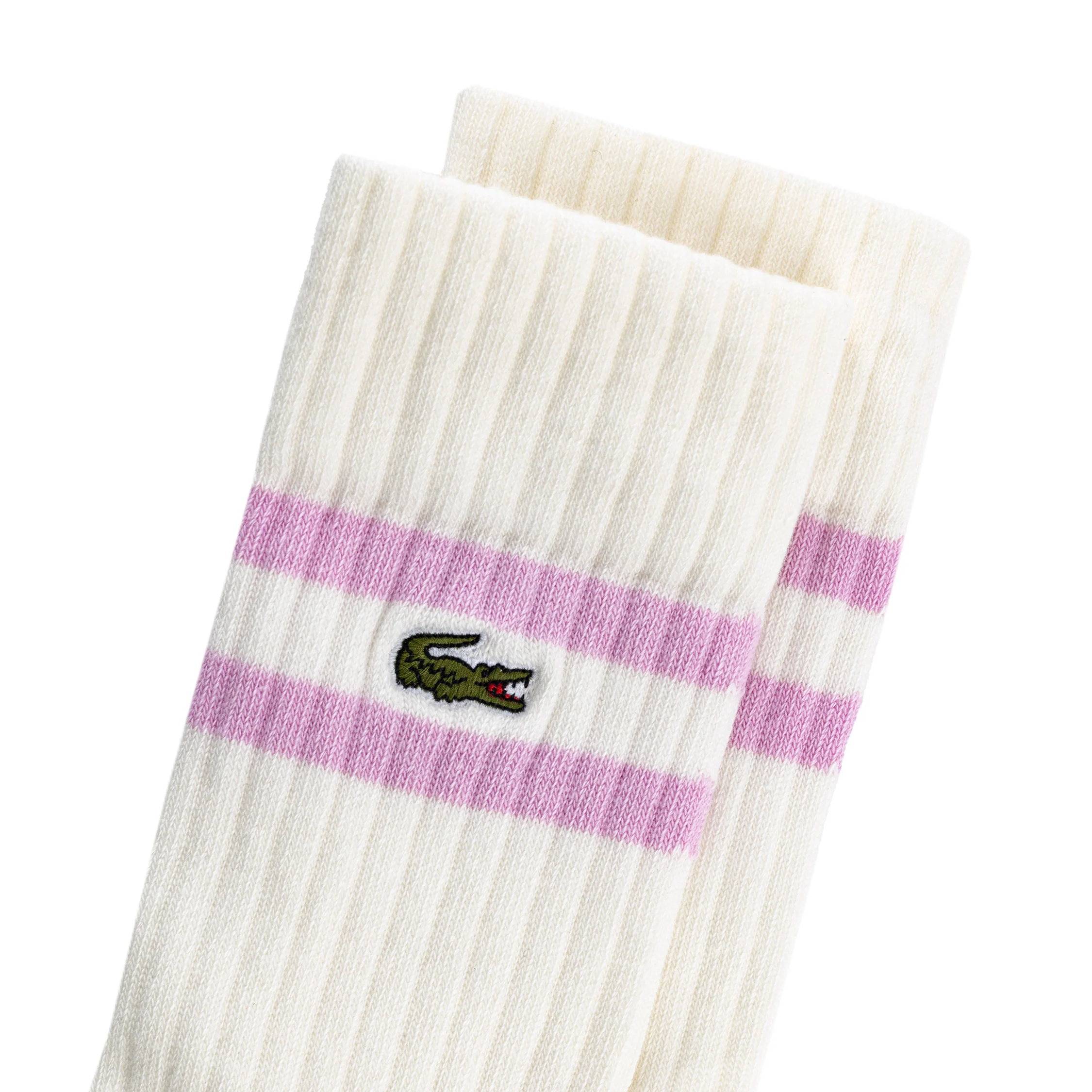 Lacoste Unisex Ribbed Cotton Socks - Image 3