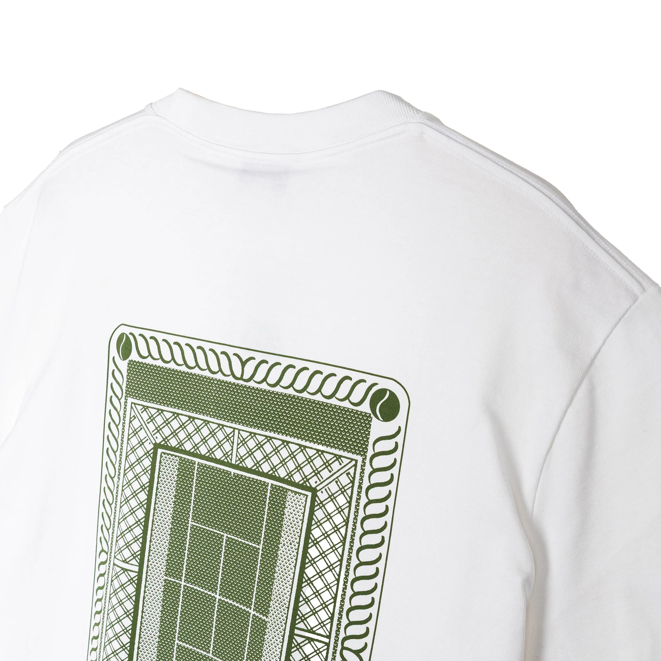 Lacoste	Tennis Court Print T-Shirt - Image 4