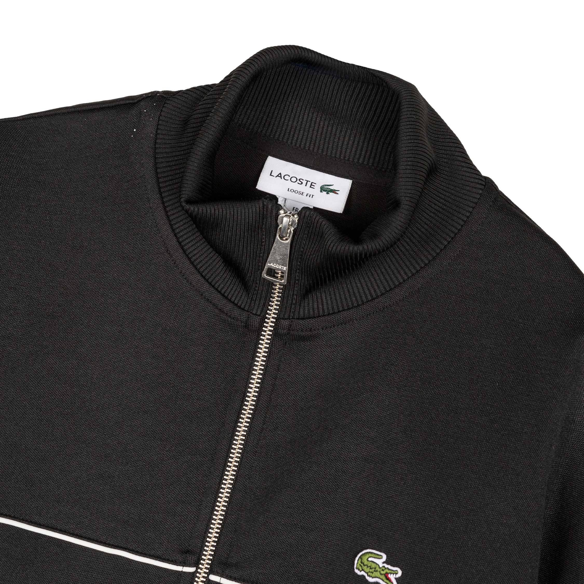 Lacoste	Trim Accent Zipped Sweatshirt - Image 2