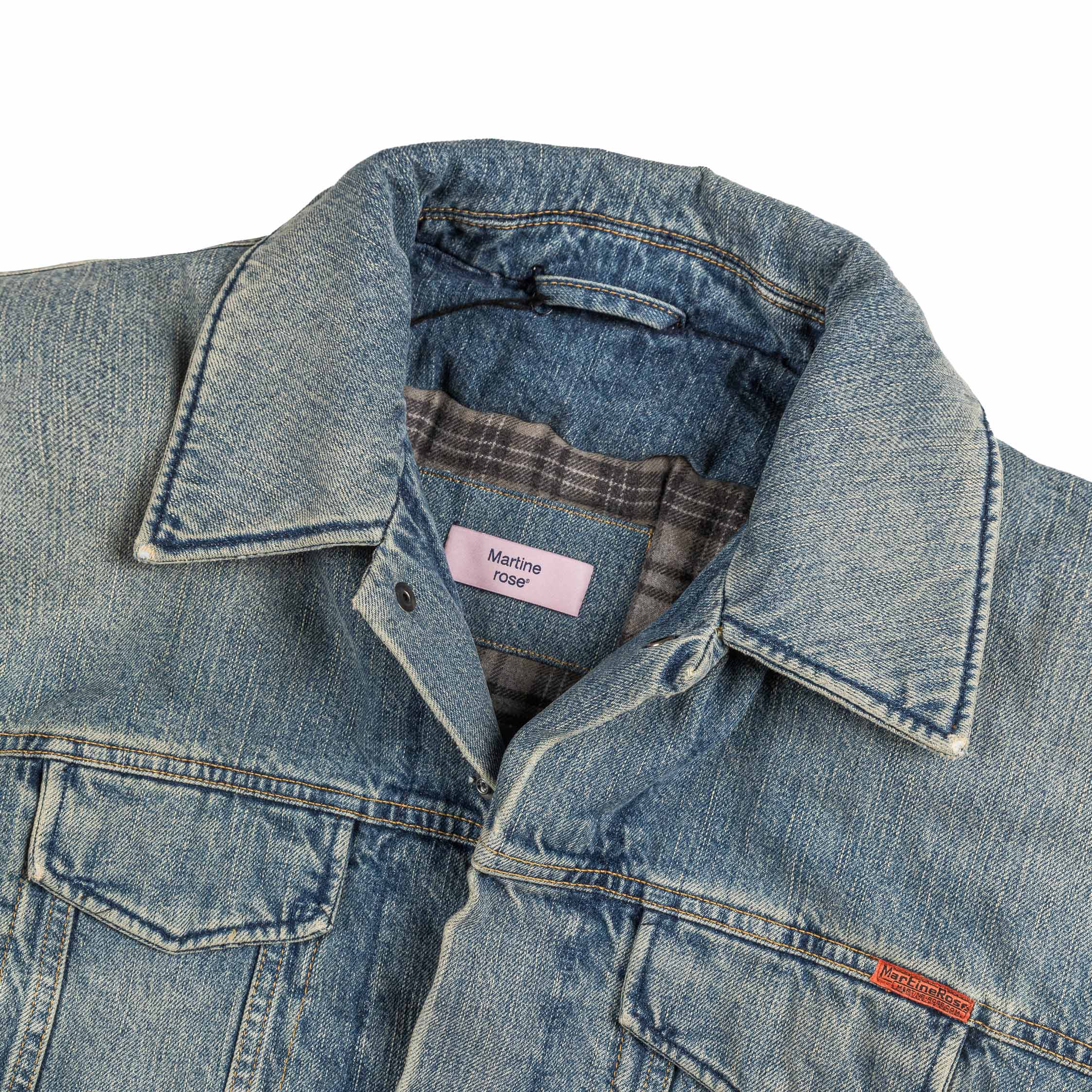 Martine Rose Padded Denim Jacket - Image 2