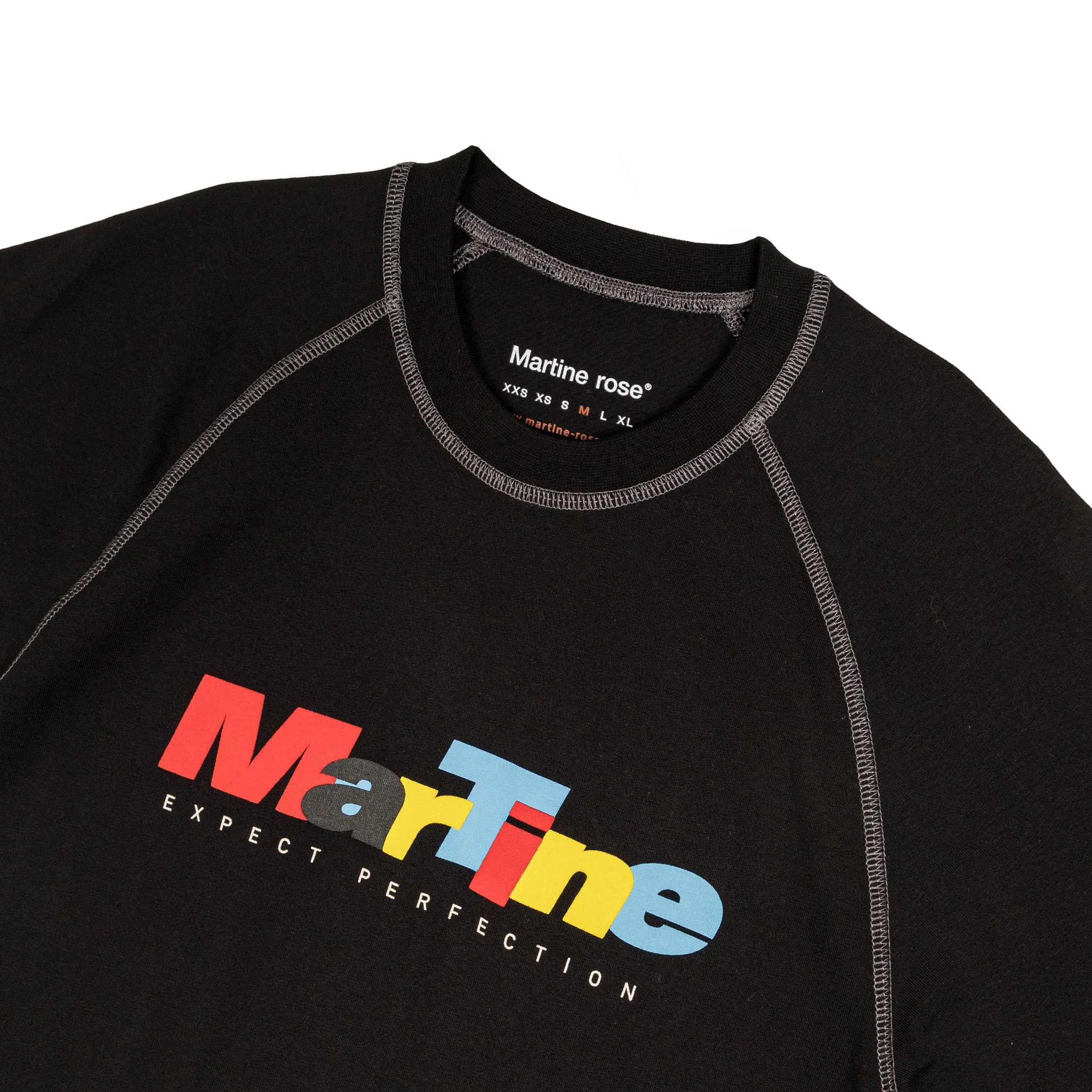 Martine Rose Raglan Shrunken T-Shirt - Image 3