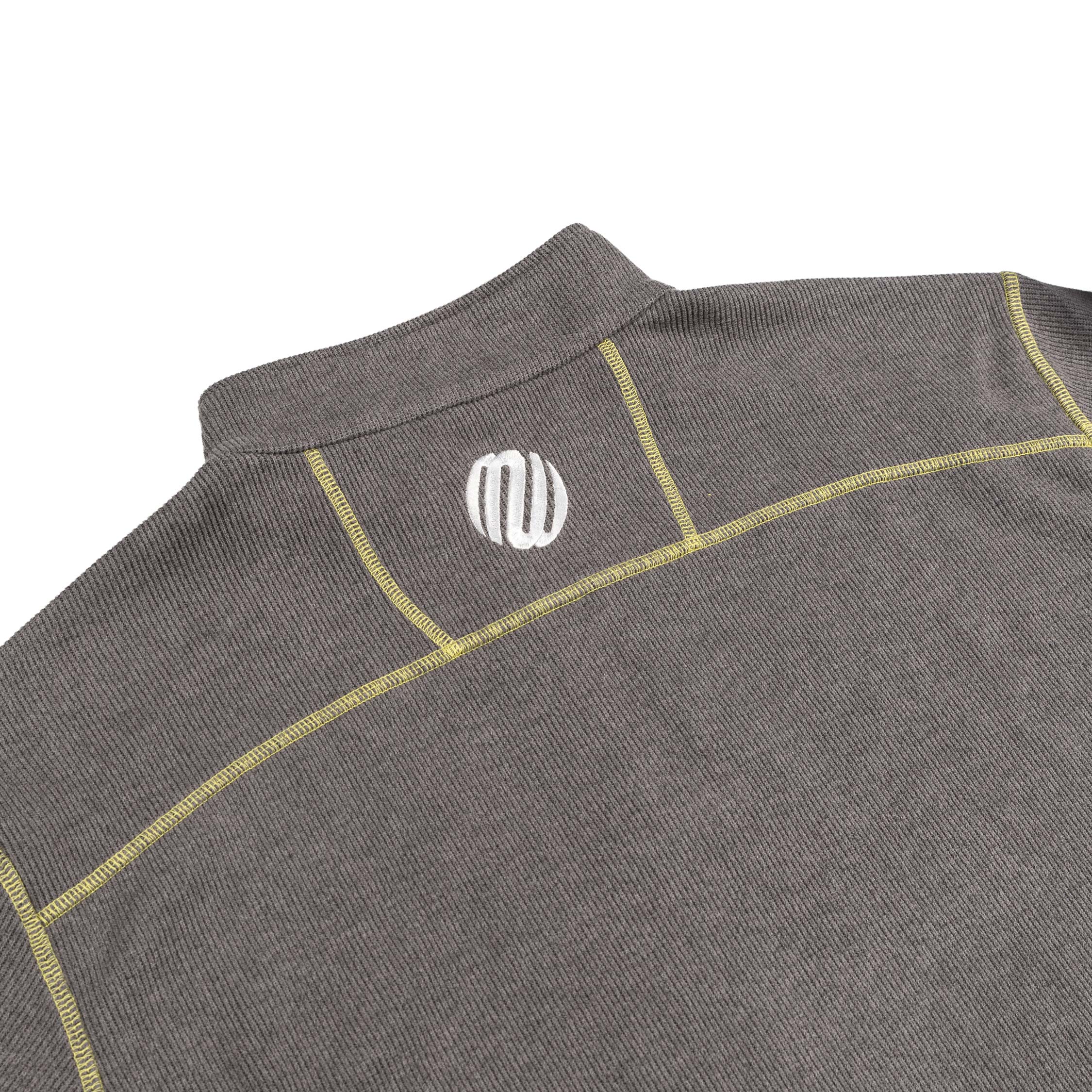Metalwood Contrast Stitch 1/4 Zip Pullover - Image 3