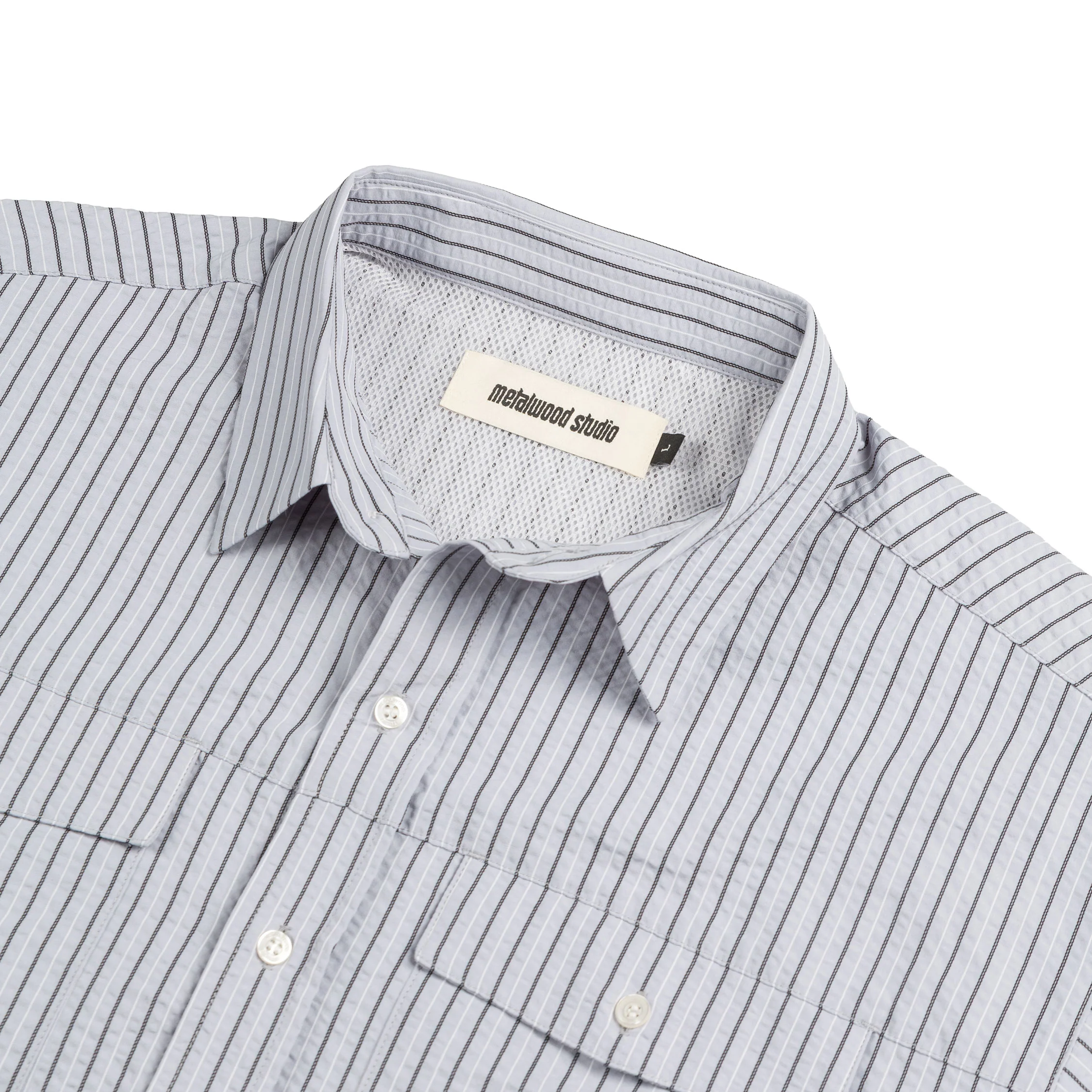 Metalwood Seersucker Fishing Shirt - Image 3