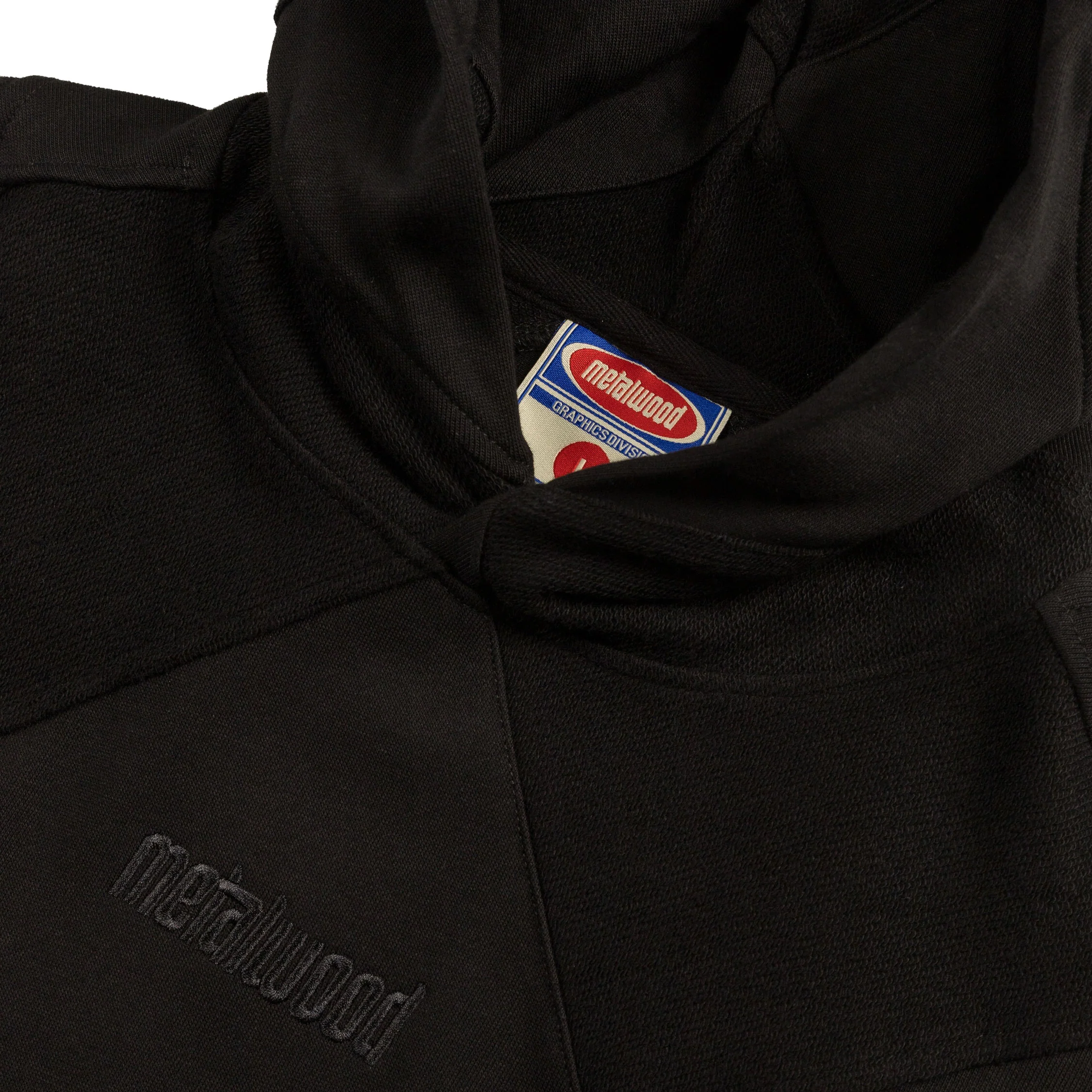 Metalwood Diamond Terry Hooded Sweatshirt - Image 3