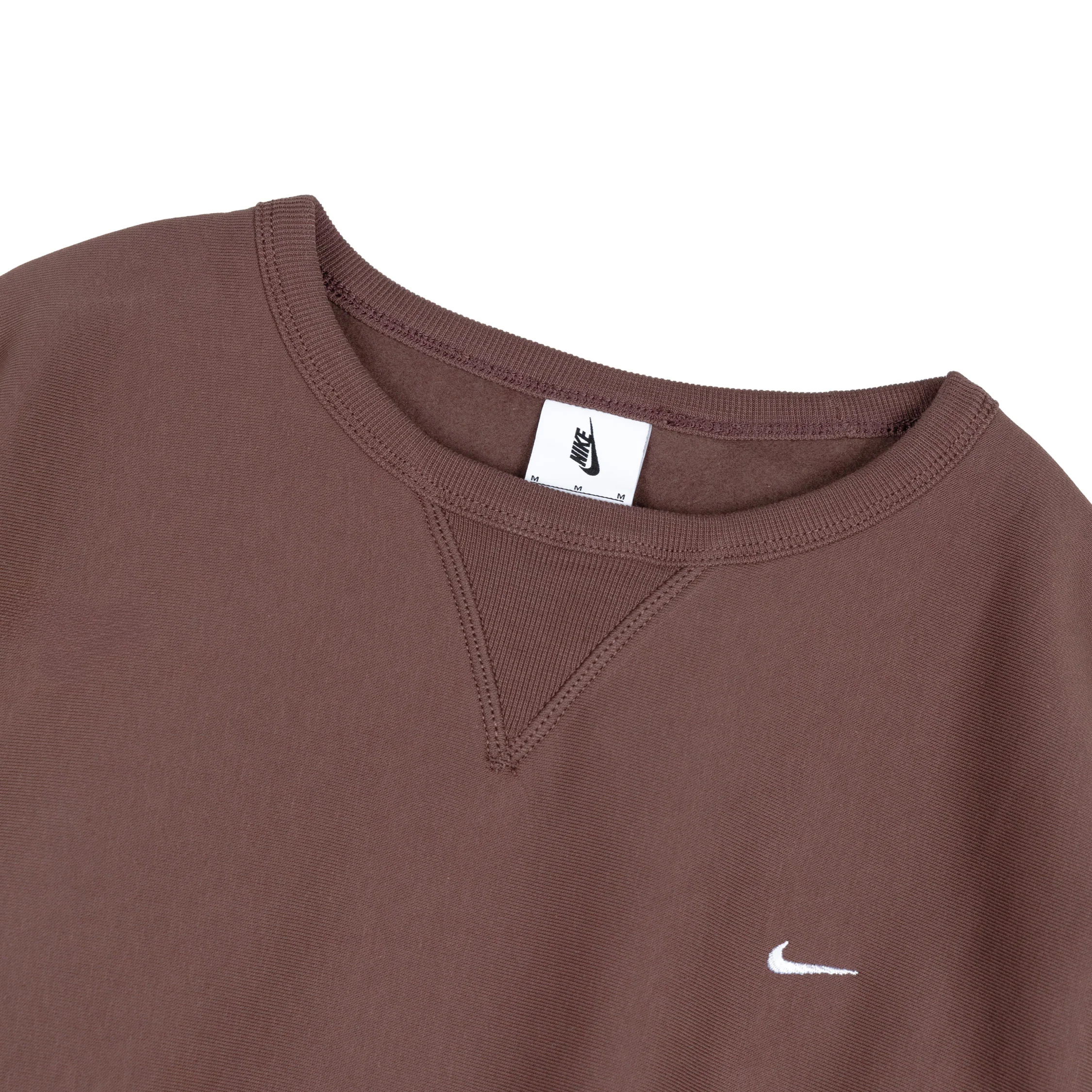 Nike Solo Swoosh Fleece Crewneck - Image 2