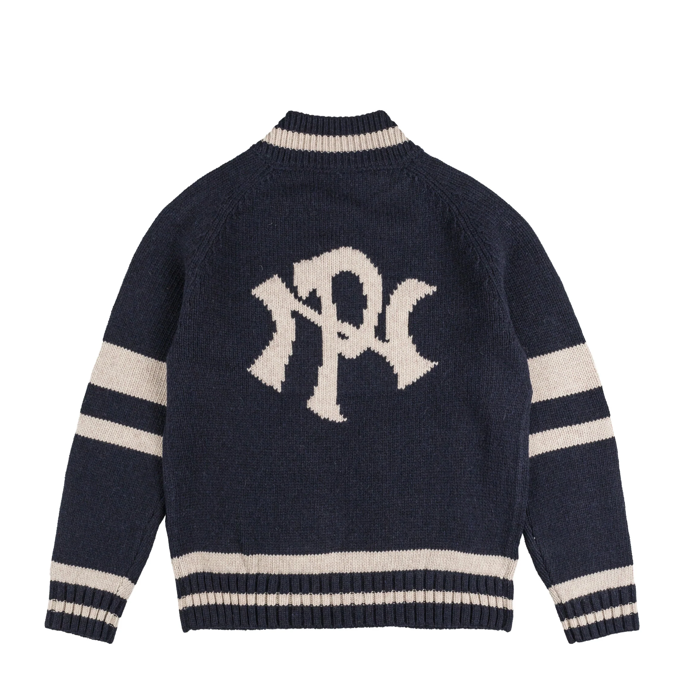 No Problemo NYP Varsity Zip Thru Knit - Image 2
