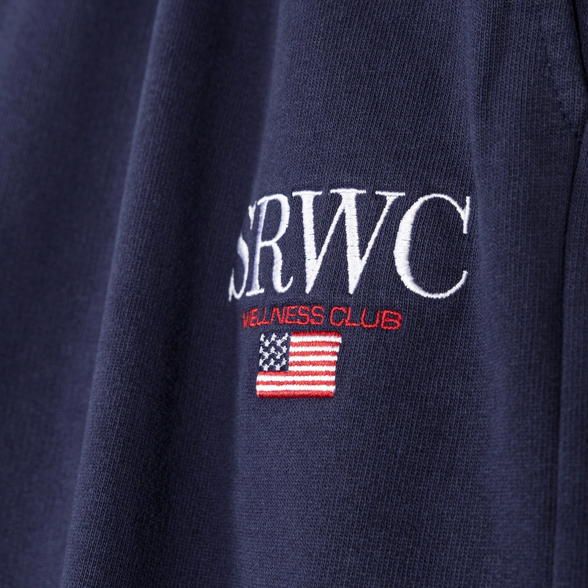 Sporty & Rich Nautical Embroidered Wide Sweatpant - Image 5