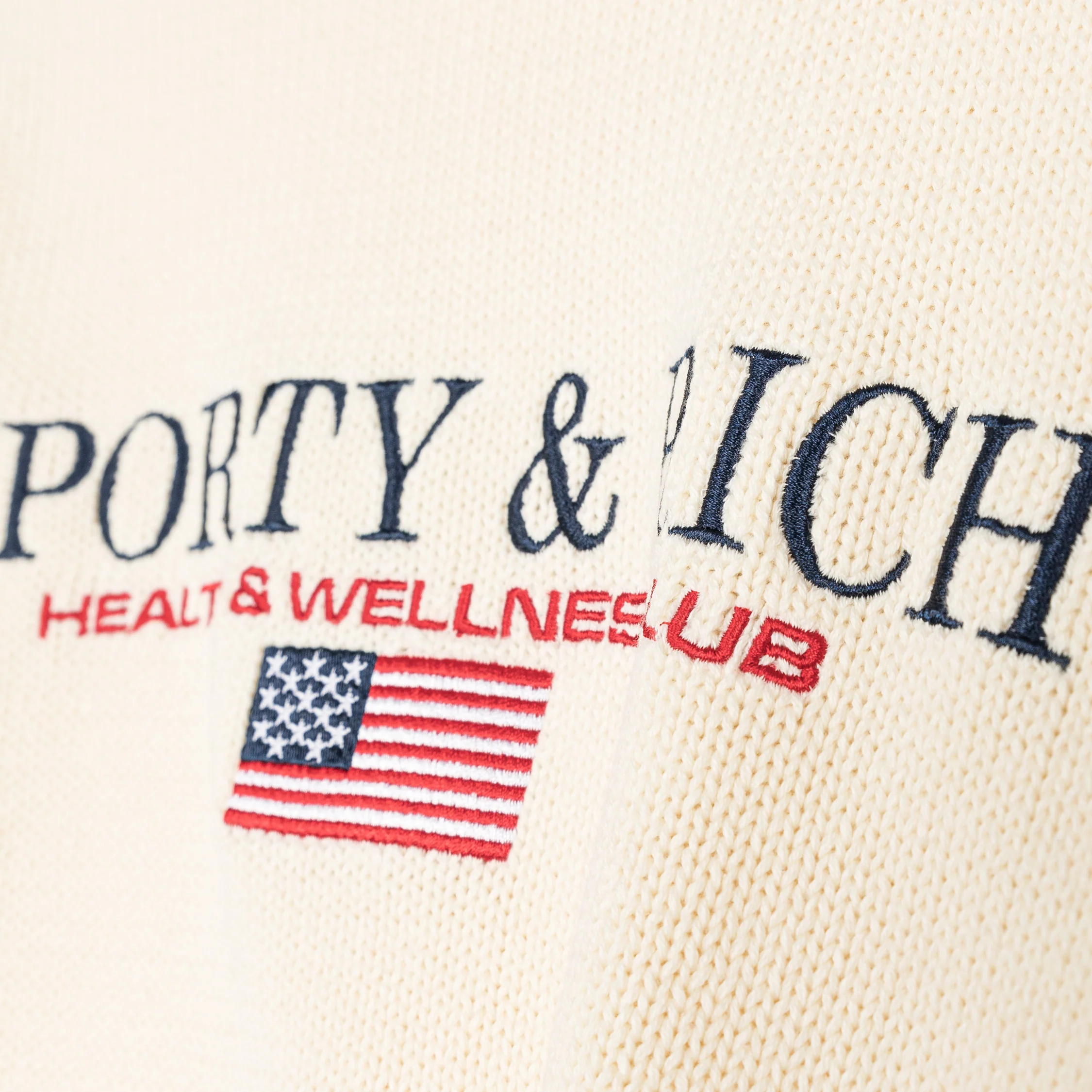 Sporty & Rich S&R Nautical Cotton Sweater - Image 4