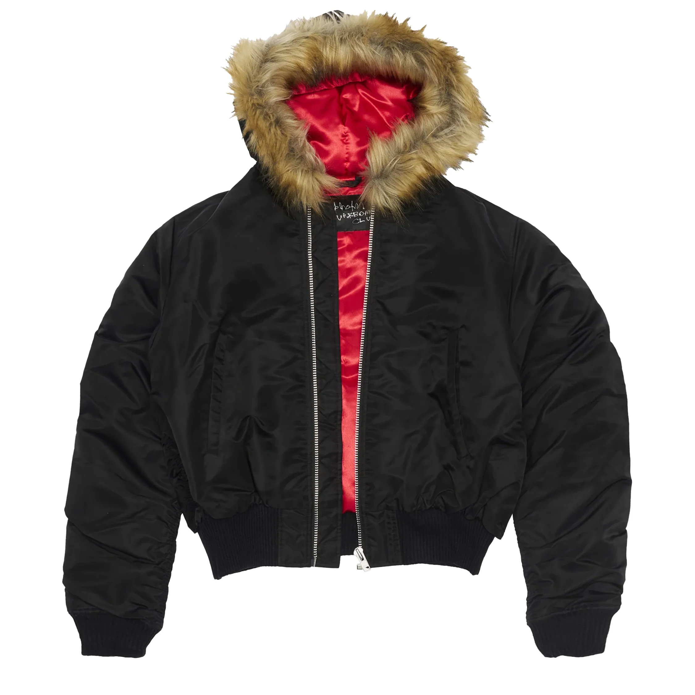 Stockholm Surfboard Club Hooded Bomber Jacket - Image 3