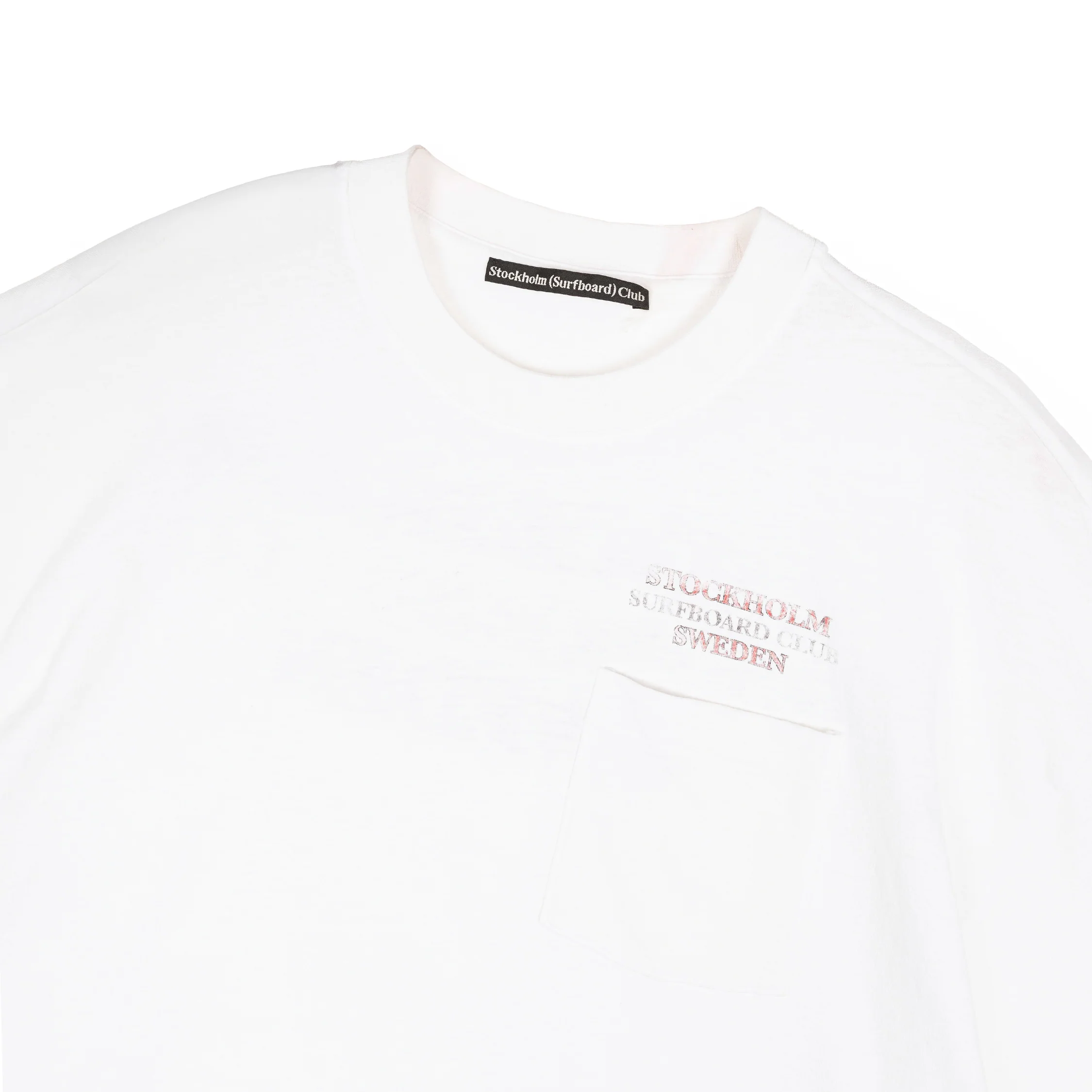 Stockholm Surfboard Club Pocket Tee Stockholm - Image 3