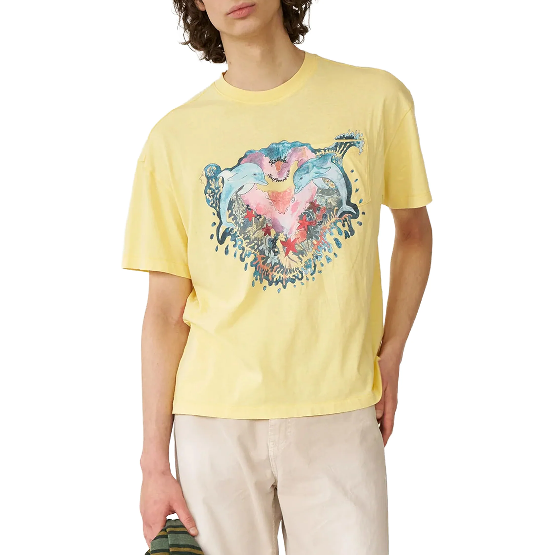 Stockholm Surfboard Club Printed Pocket T-Shirt - Image 3